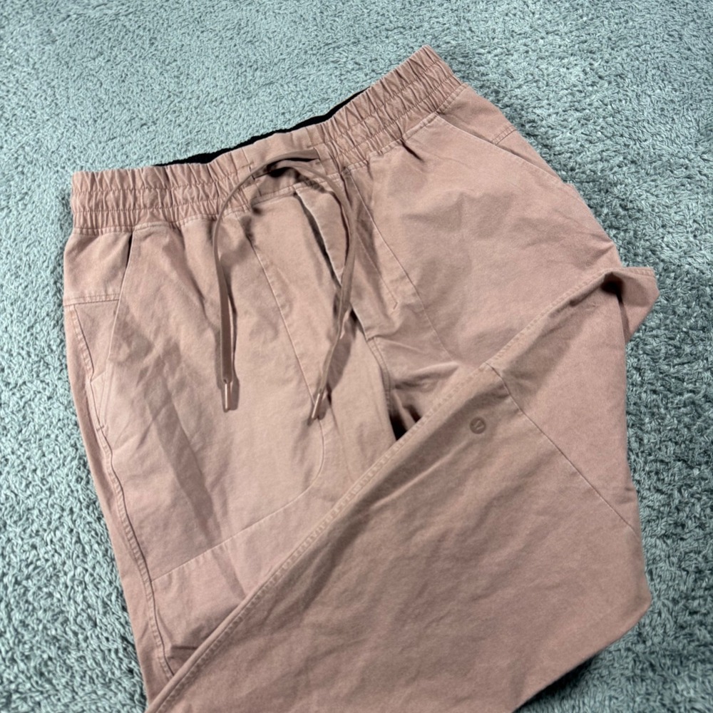 Lululemon Bowline Utility Jogger Men Size M Mauve Pink Warpstreme Tapered Pants